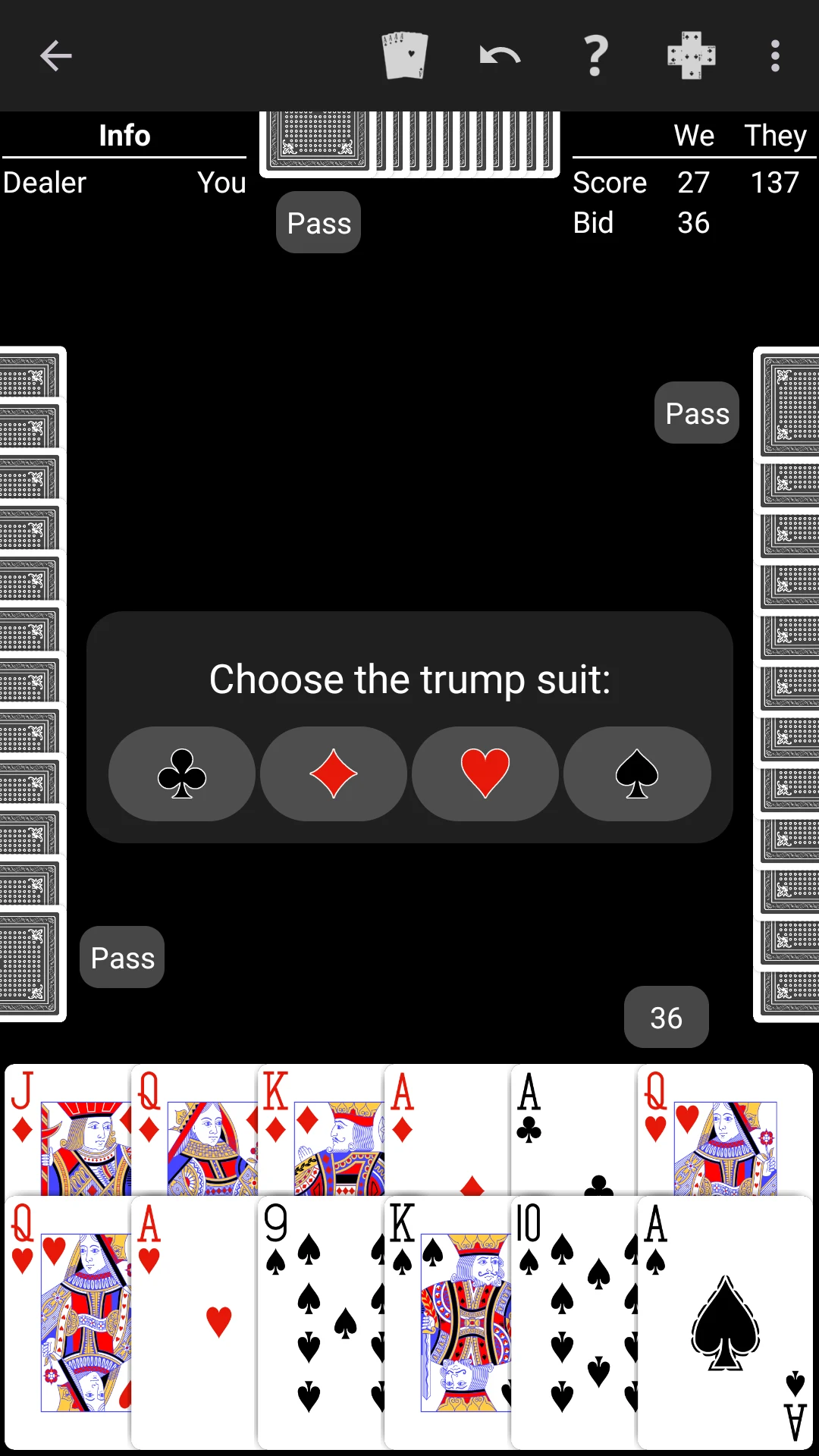 Pinochle - Expert AI screenshot