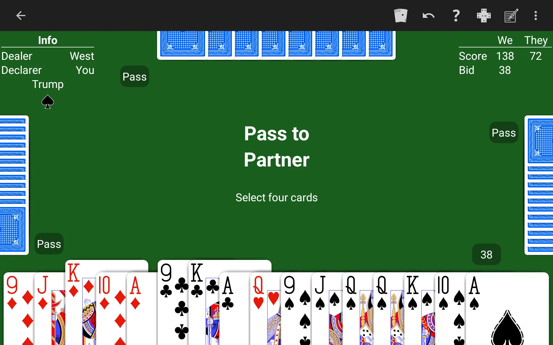 Pinochle - Expert AI screenshot