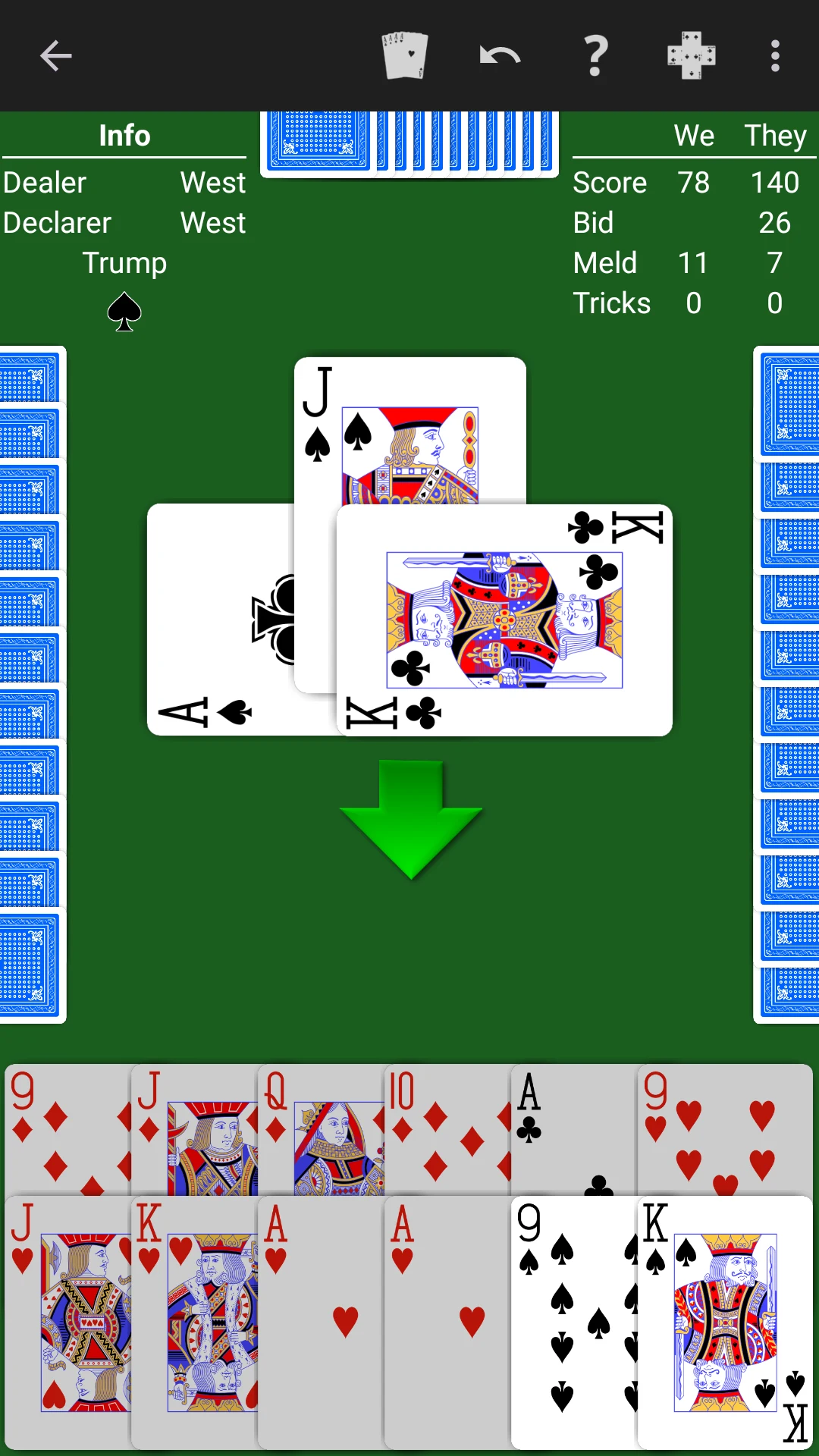 Pinochle - Expert AI screenshot