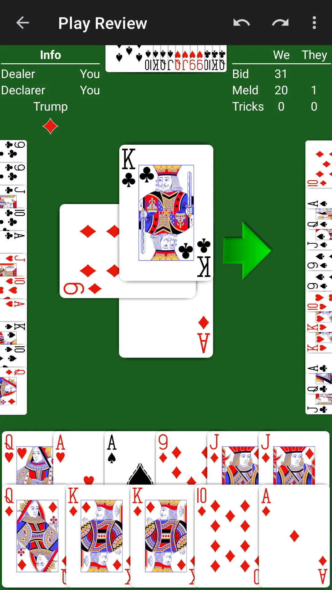 Pinochle - Expert AI screenshot